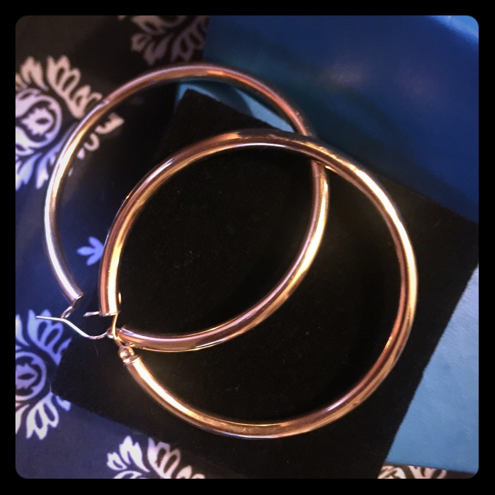 Large Thick 10k hoops